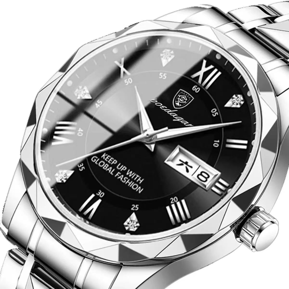 POEDAGAR 615 Luxury Men's Watch Business Top Brand Men's Watch Waterproof Luminous Date Week Quartz Men's Watch