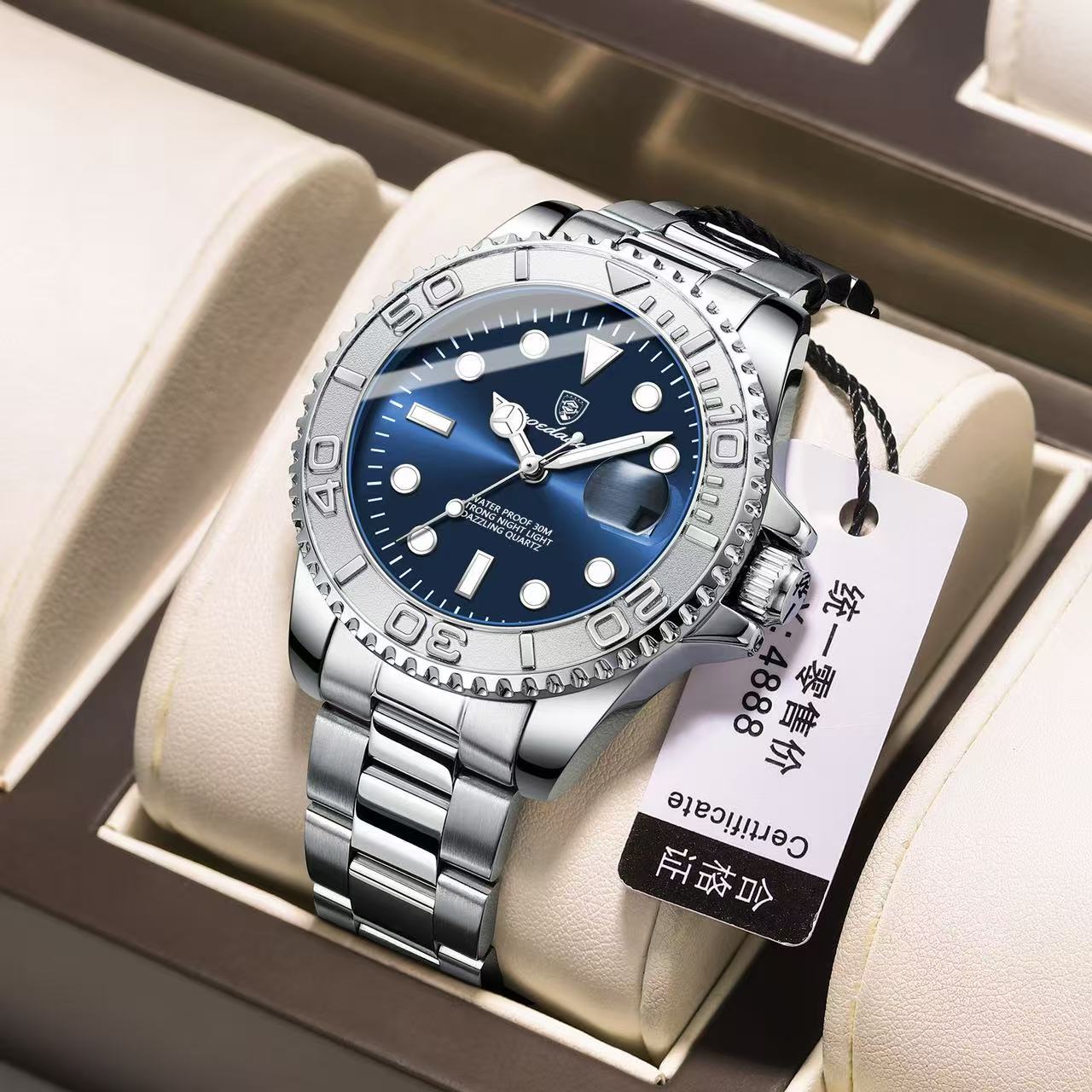 New Poedagar 680 New Fashion Luxury Men Wristwatch Waterproof Luminous Quartz Watches Stainless Steel Watch
No reviews yet