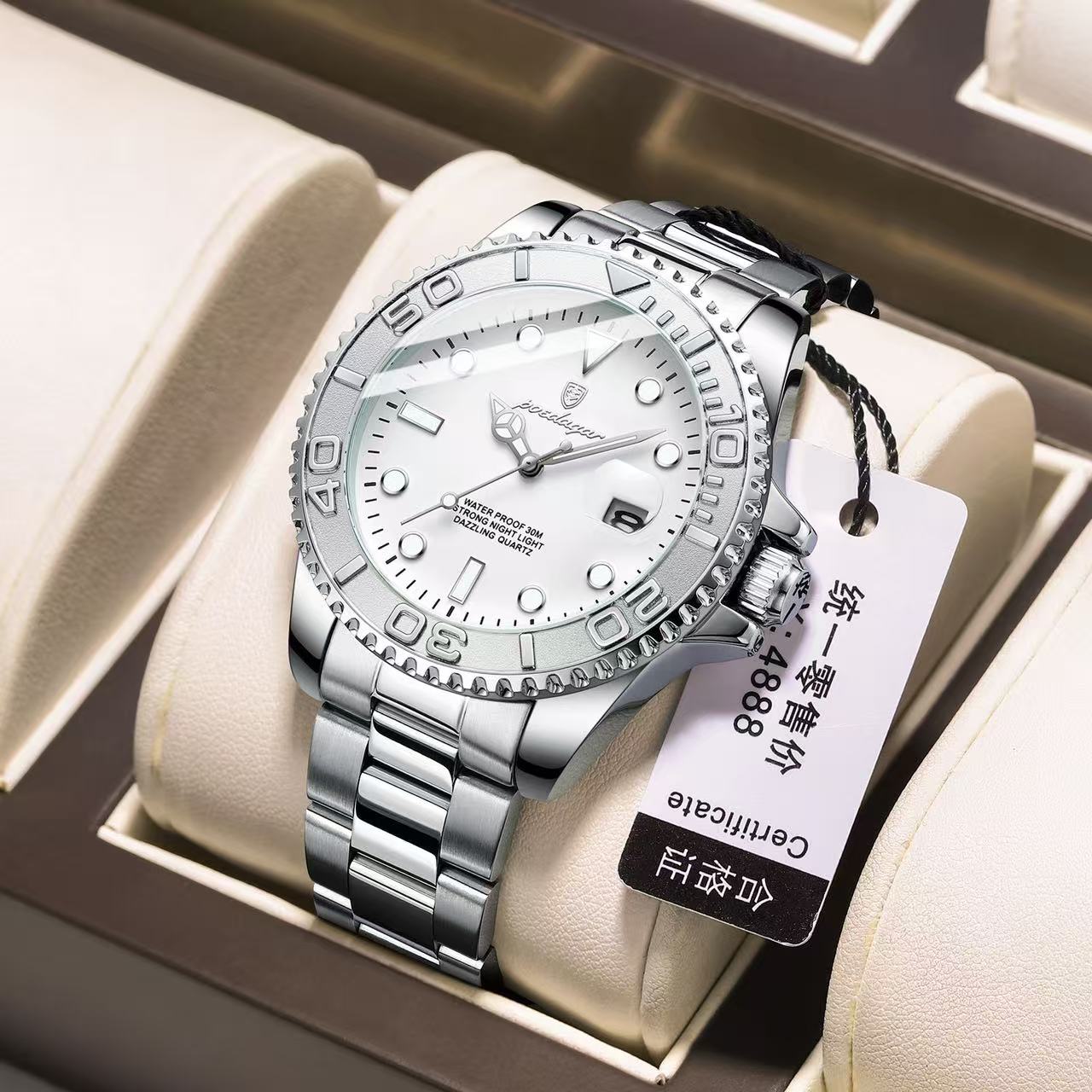 New Poedagar 680 New Fashion Luxury Men Wristwatch Waterproof Luminous Quartz Watches Stainless Steel Watch
No reviews yet