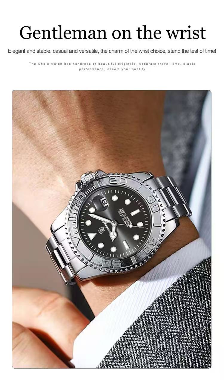New Poedagar 680 New Fashion Luxury Men Wristwatch Waterproof Luminous Quartz Watches Stainless Steel Watch
No reviews yet