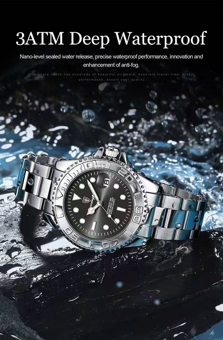 New Poedagar 680 New Fashion Luxury Men Wristwatch Waterproof Luminous Quartz Watches Stainless Steel Watch
No reviews yet