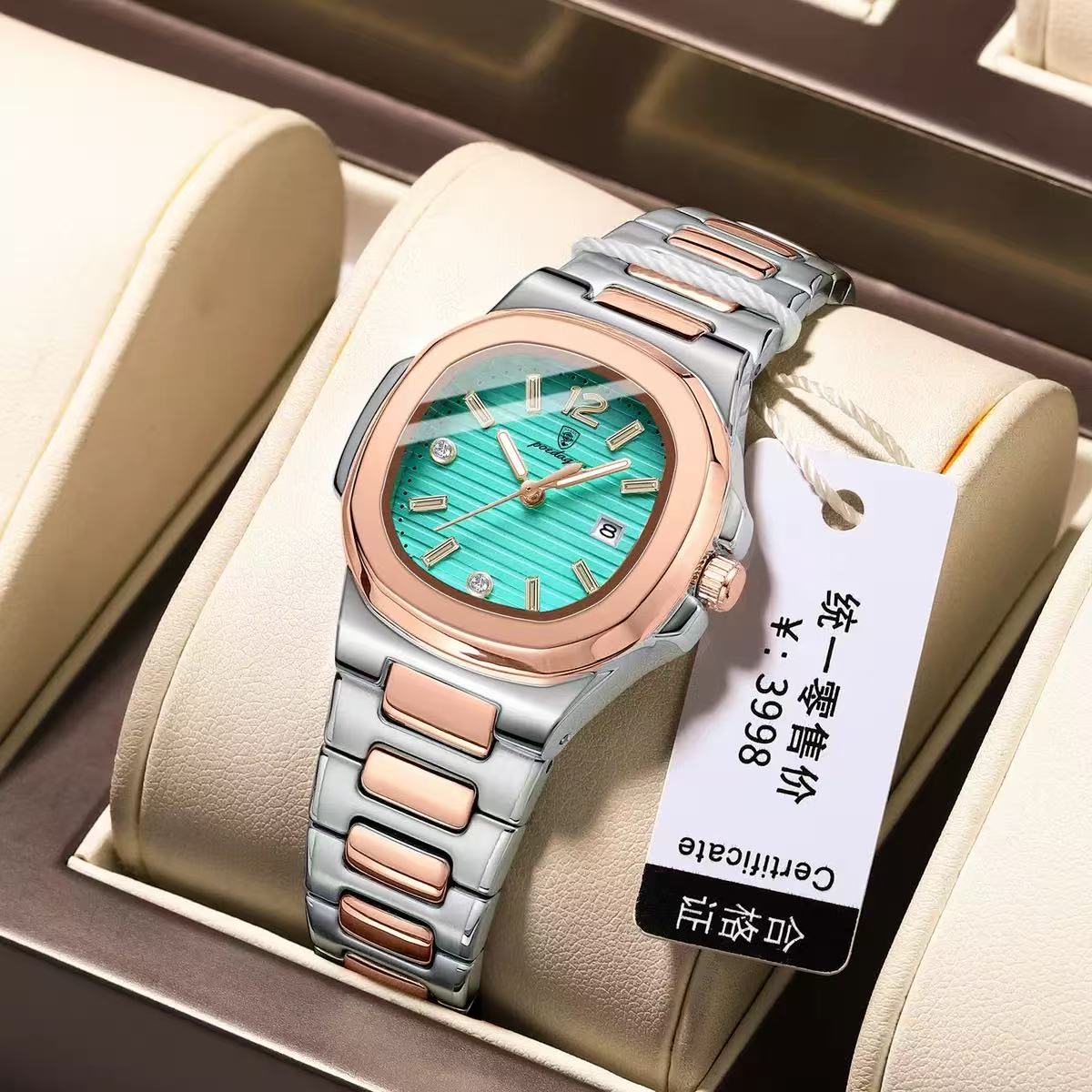 POEDAGAR 708 Watch Sports Quartz Ladies Watch for Women Ladies Quartz Watch Luminous Waterproof Stainless Steel Customization