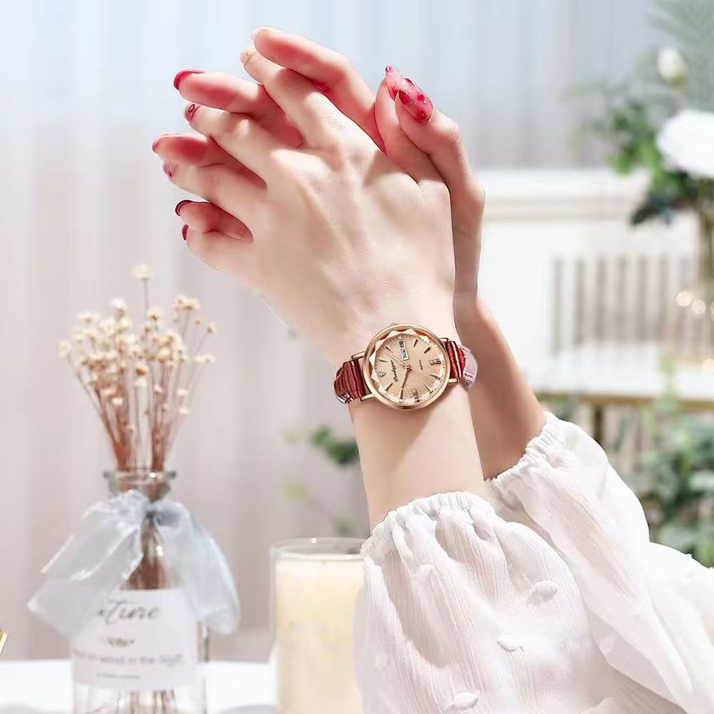 POEDAGAR 312 High Quality Women's Watch Waterproof Luminous Shock Ladies Watch Stainless Steel Quartz Watch Women Wrist Luxury