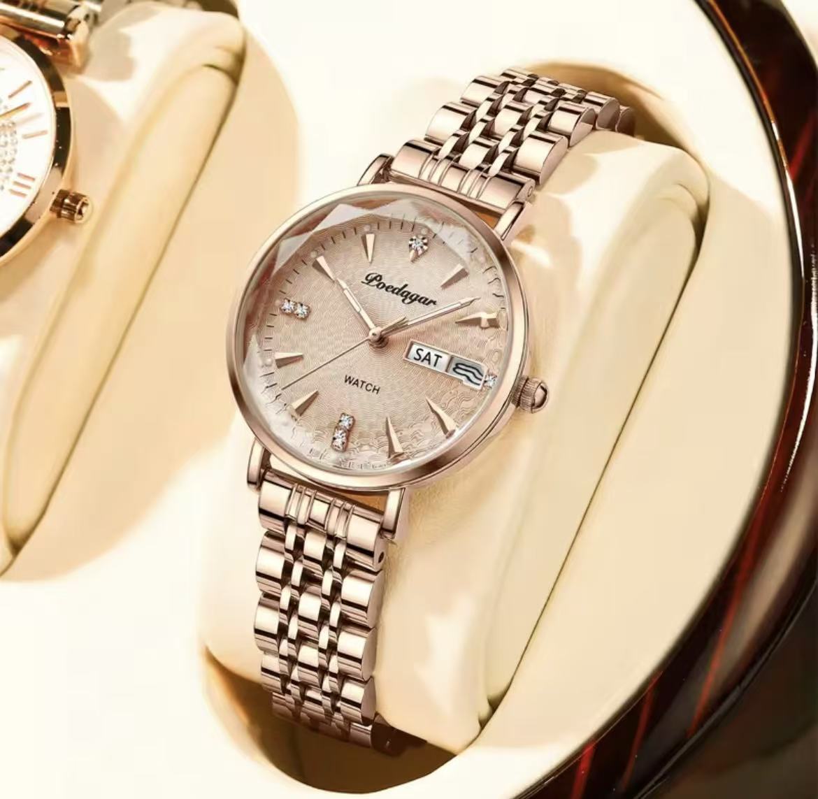 POEDAGAR 312 High Quality Women's Watch Waterproof Luminous Shock Ladies Watch Stainless Steel Quartz Watch Women Wrist Luxury