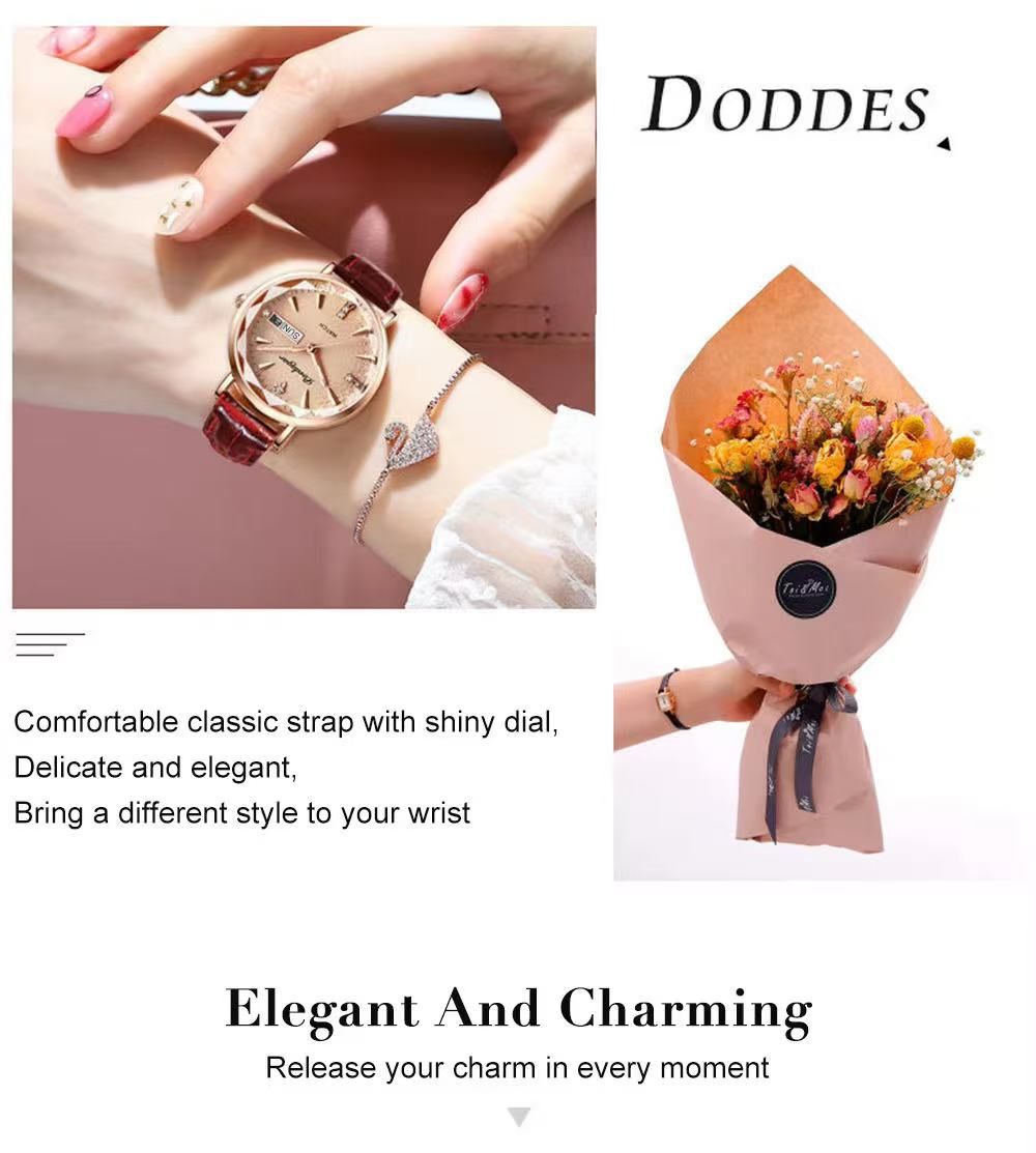 POEDAGAR 312 High Quality Women's Watch Waterproof Luminous Shock Ladies Watch Stainless Steel Quartz Watch Women Wrist Luxury