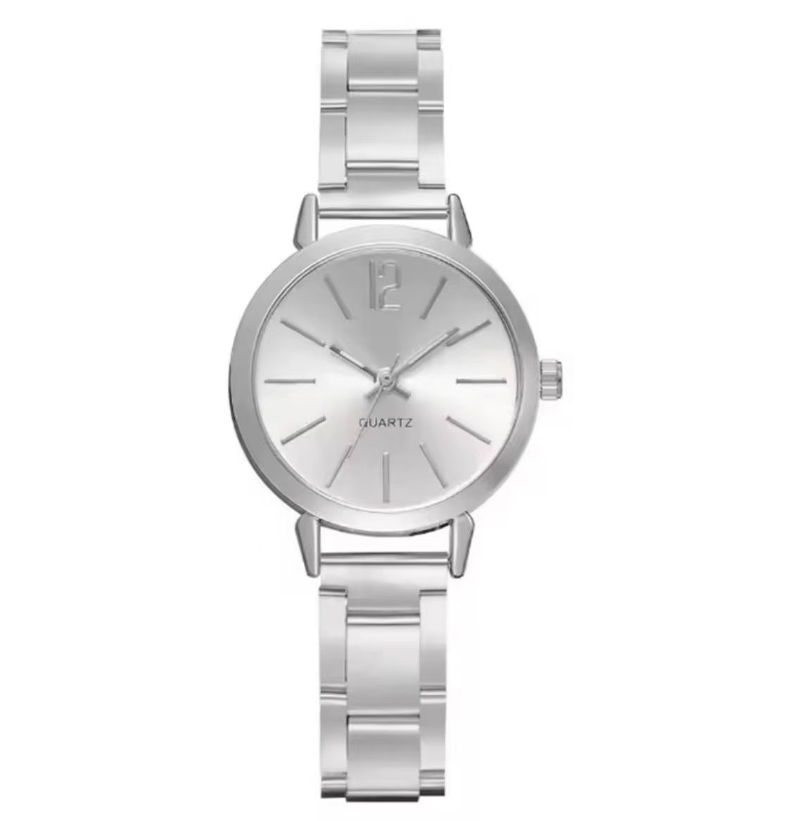 2pcs Set Women Quartz Watch With Bracelet Fashion Ladies Watches With Bracelet Set