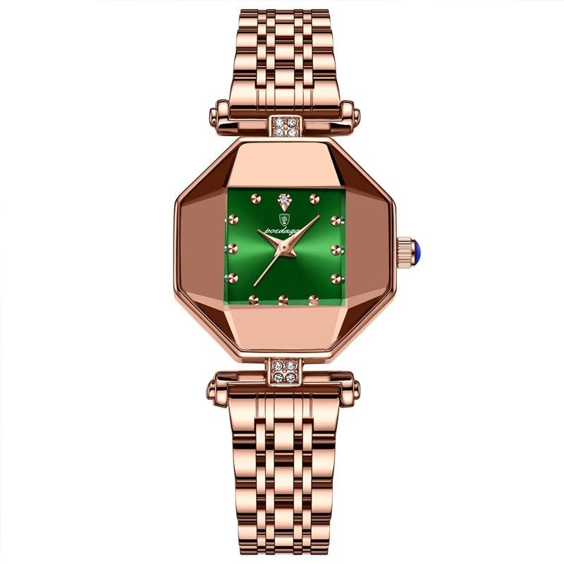 POEDAGAR Women Watches Fashion Luxury Stainless Stain Waterproof for Quartz Watches Top Brand Custom Rose Gold Ladies Wristwatch