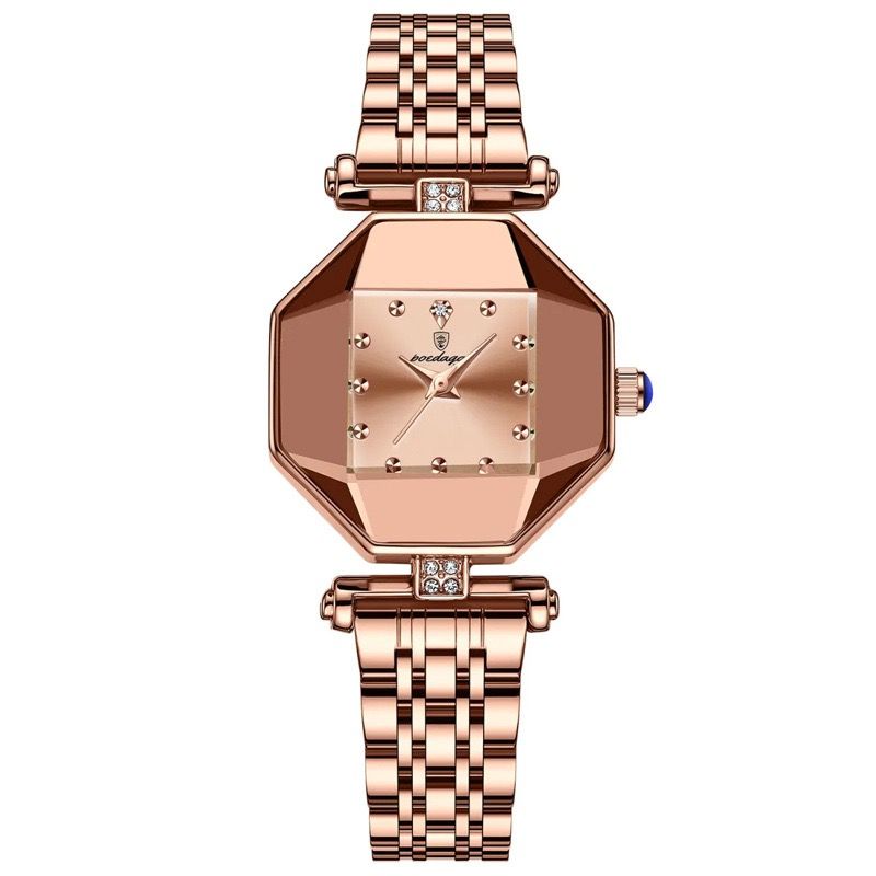 POEDAGAR Women Watches Fashion Luxury Stainless Stain Waterproof for Quartz Watches Top Brand Custom Rose Gold Ladies Wristwatch