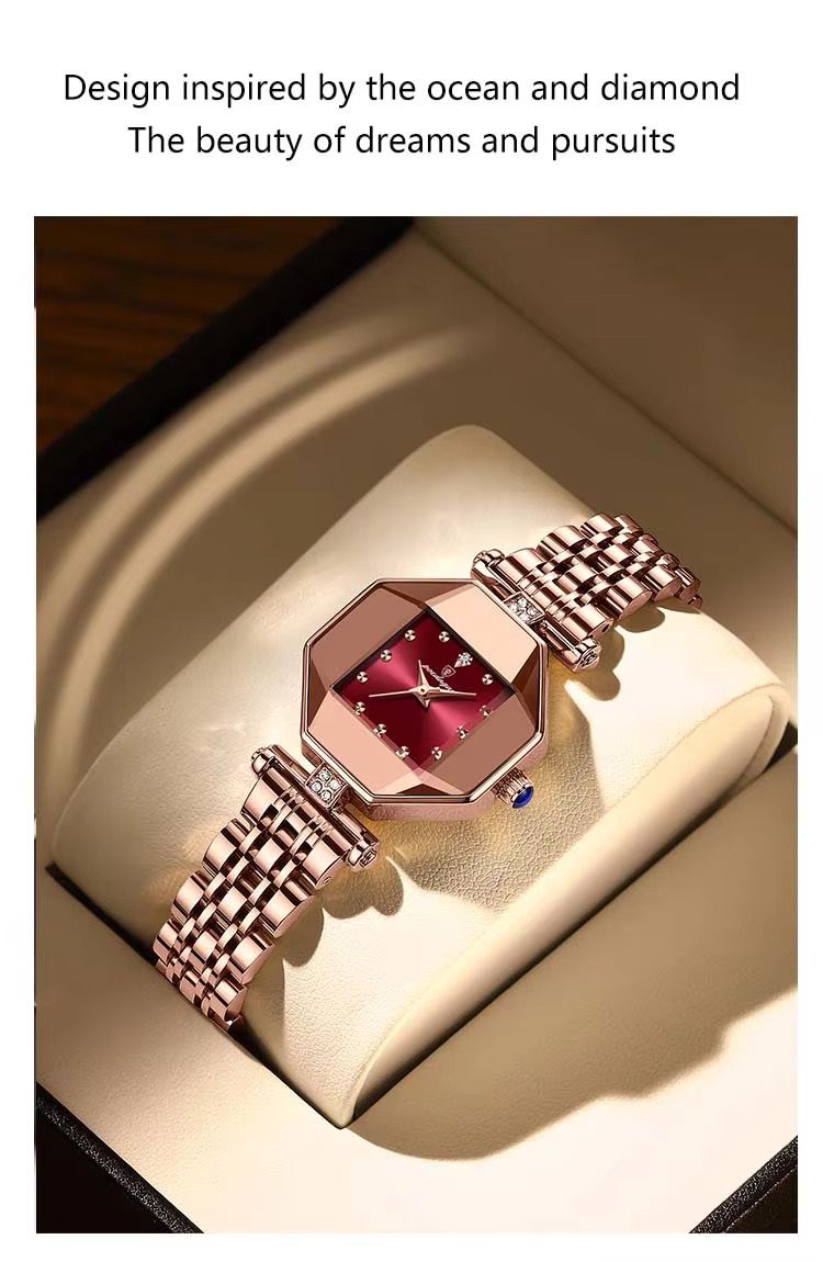 POEDAGAR Women Watches Fashion Luxury Stainless Stain Waterproof for Quartz Watches Top Brand Custom Rose Gold Ladies Wristwatch