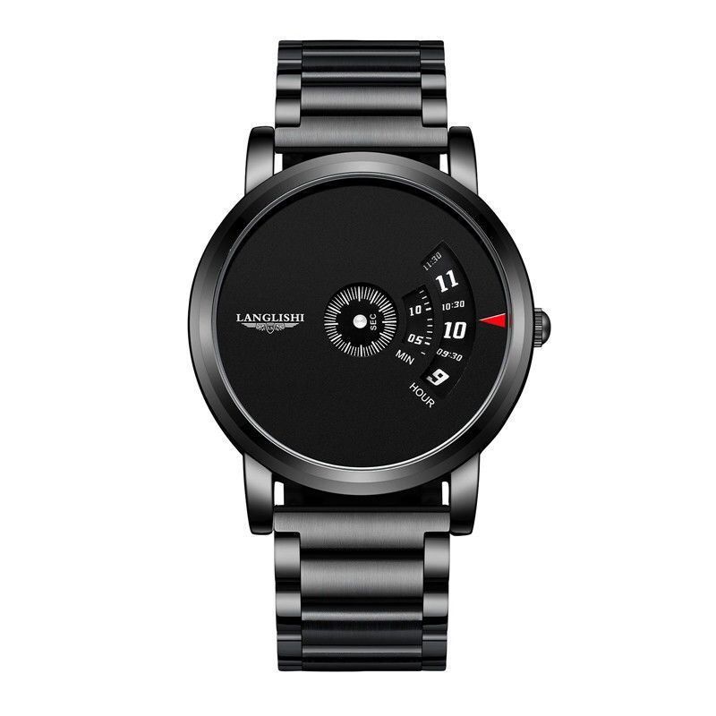 Langlish / LLS  606 Waterproof Men's Watch For Male Students Korean Version Trendy Versatile Steel Couple Automatic Non-Mechanical Watch