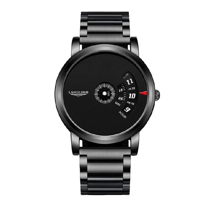 Langlish / LLS  606 Waterproof Men's Watch For Male Students Korean Version Trendy Versatile Steel Couple Automatic Non-Mechanical Watch