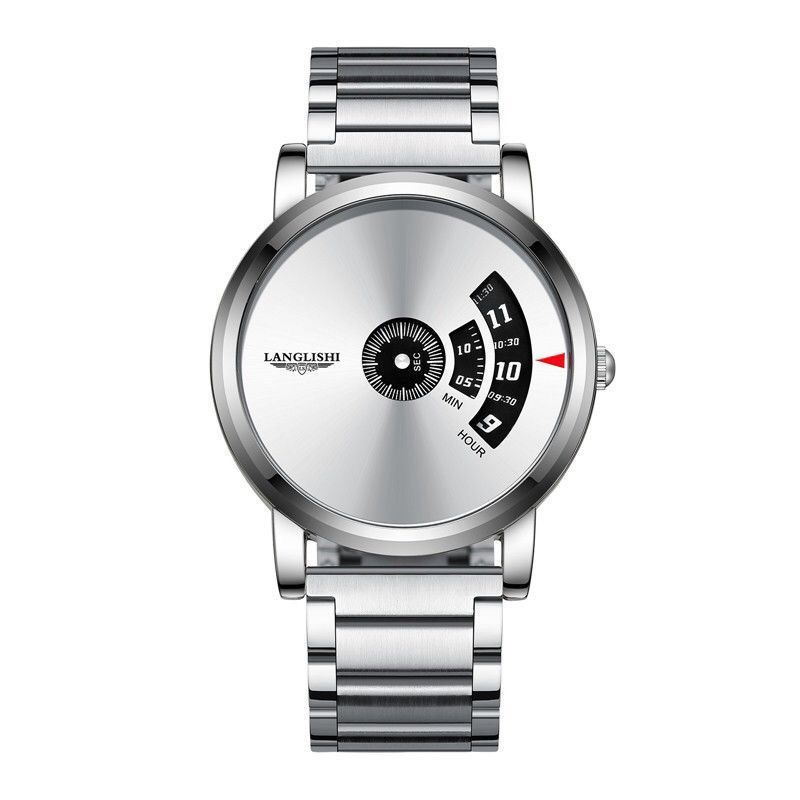 Langlish / LLS  606 Waterproof Men's Watch For Male Students Korean Version Trendy Versatile Steel Couple Automatic Non-Mechanical Watch