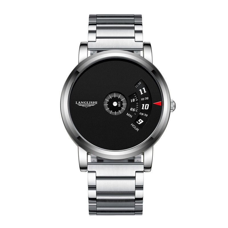 Langlish / LLS  606 Waterproof Men's Watch For Male Students Korean Version Trendy Versatile Steel Couple Automatic Non-Mechanical Watch