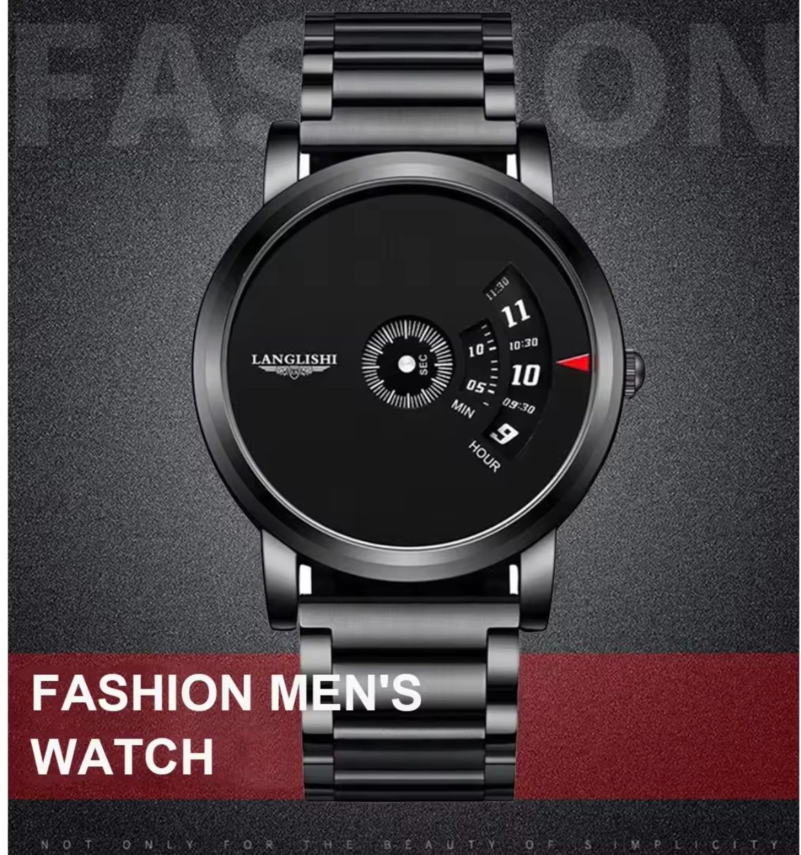 Poedagar  606 Fashion Sport Watch Wrist Top Quality Waterproof Stainless Steel Quartz Watches Chronograph Watch for Men