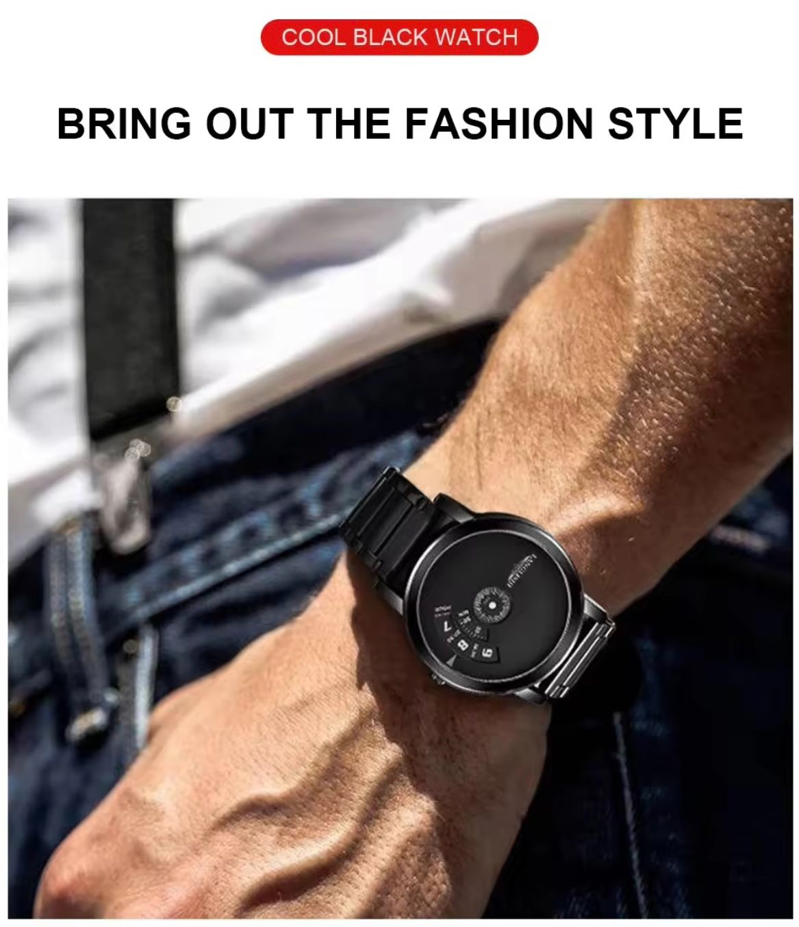 Poedagar  606 Fashion Sport Watch Wrist Top Quality Waterproof Stainless Steel Quartz Watches Chronograph Watch for Men