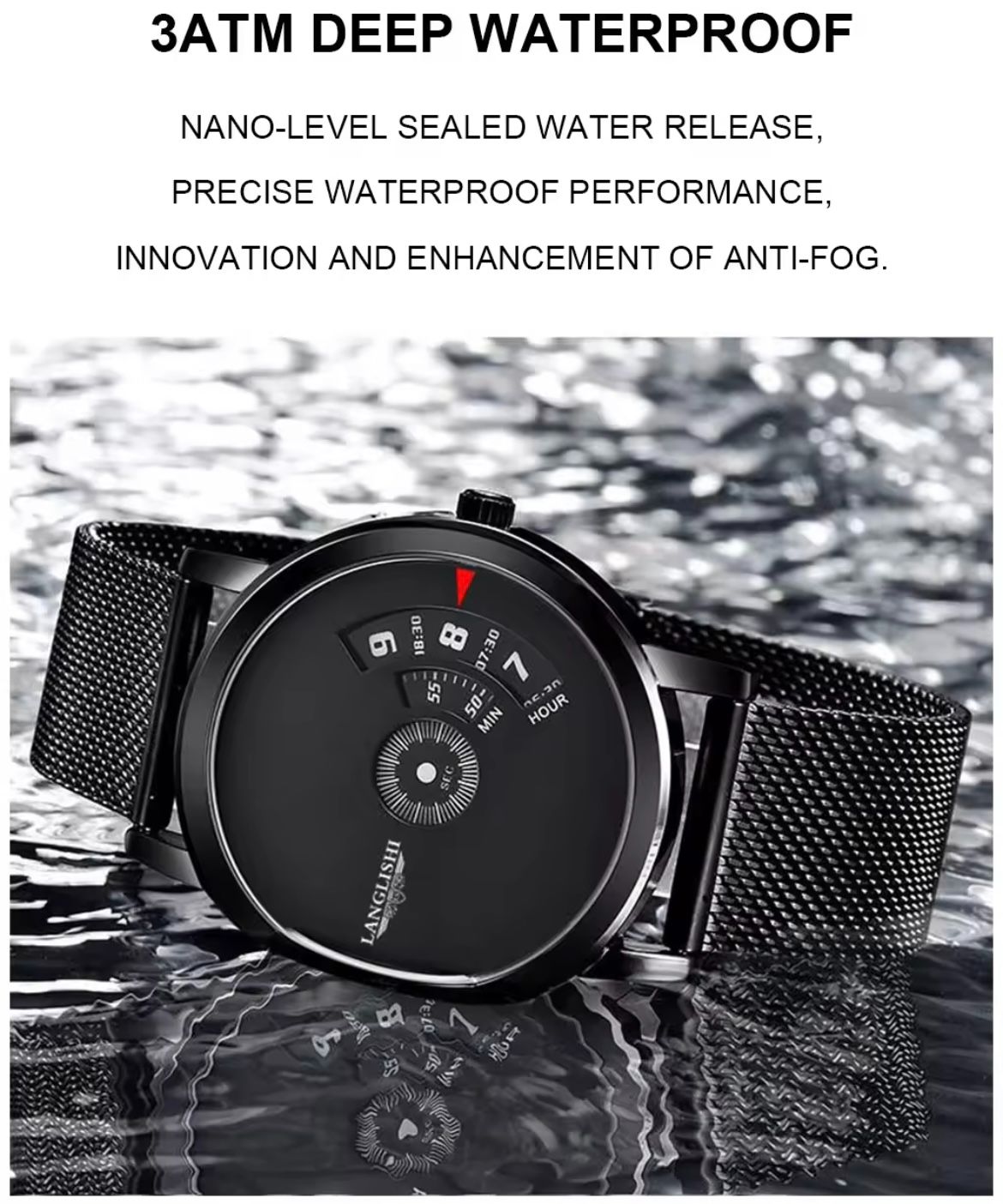 Poedagar  606 Fashion Sport Watch Wrist Top Quality Waterproof Stainless Steel Quartz Watches Chronograph Watch for Men