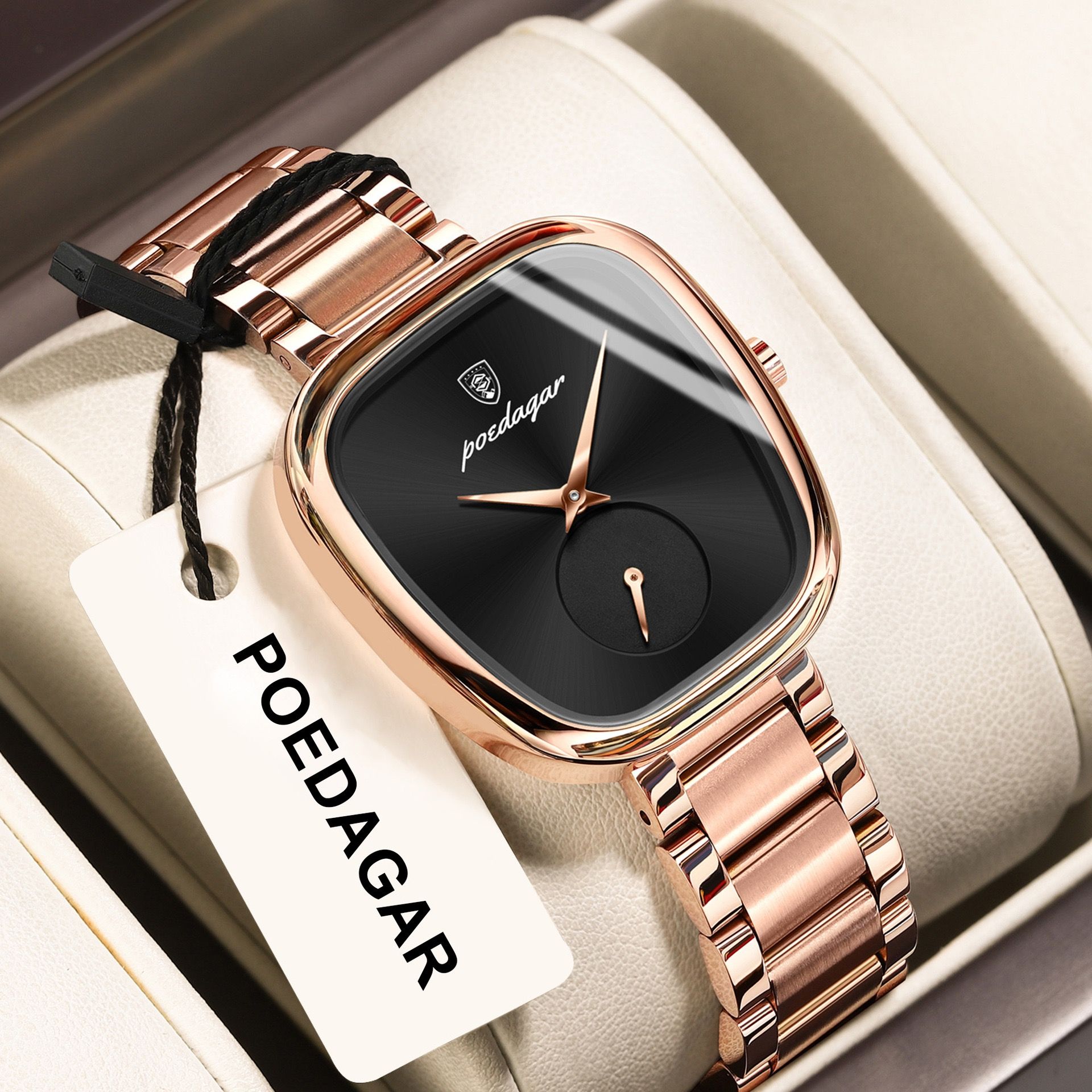 Poedagar 783 Luxury Ladies Watch Accessories Watch Waterproof Stainless Steel Bracelet Quartz Watches for Women