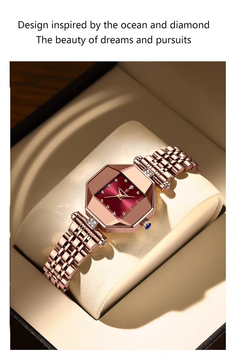 POEDAGAR 368 Women Watches Fashion Luxury Waterproof Quartz Watch Stainless Steel Reloj Top Brand Rose Gold Ladies Wristwatches