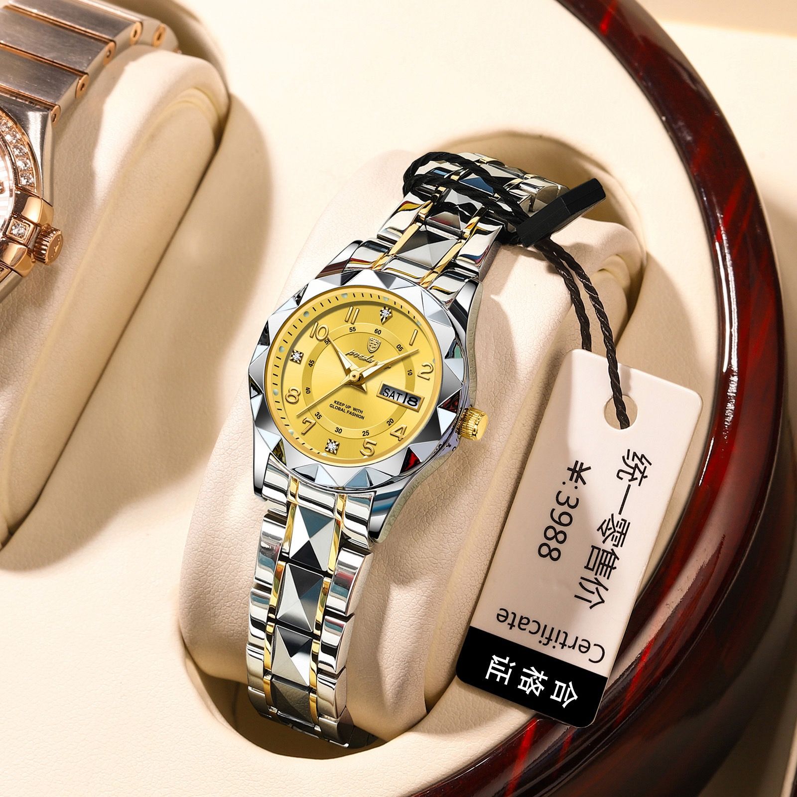 POEDAGAR 782 Fashion Luxury Women Watches Stainless Steel Wristwatch Waterproof Luminous Lady Quartz Watches