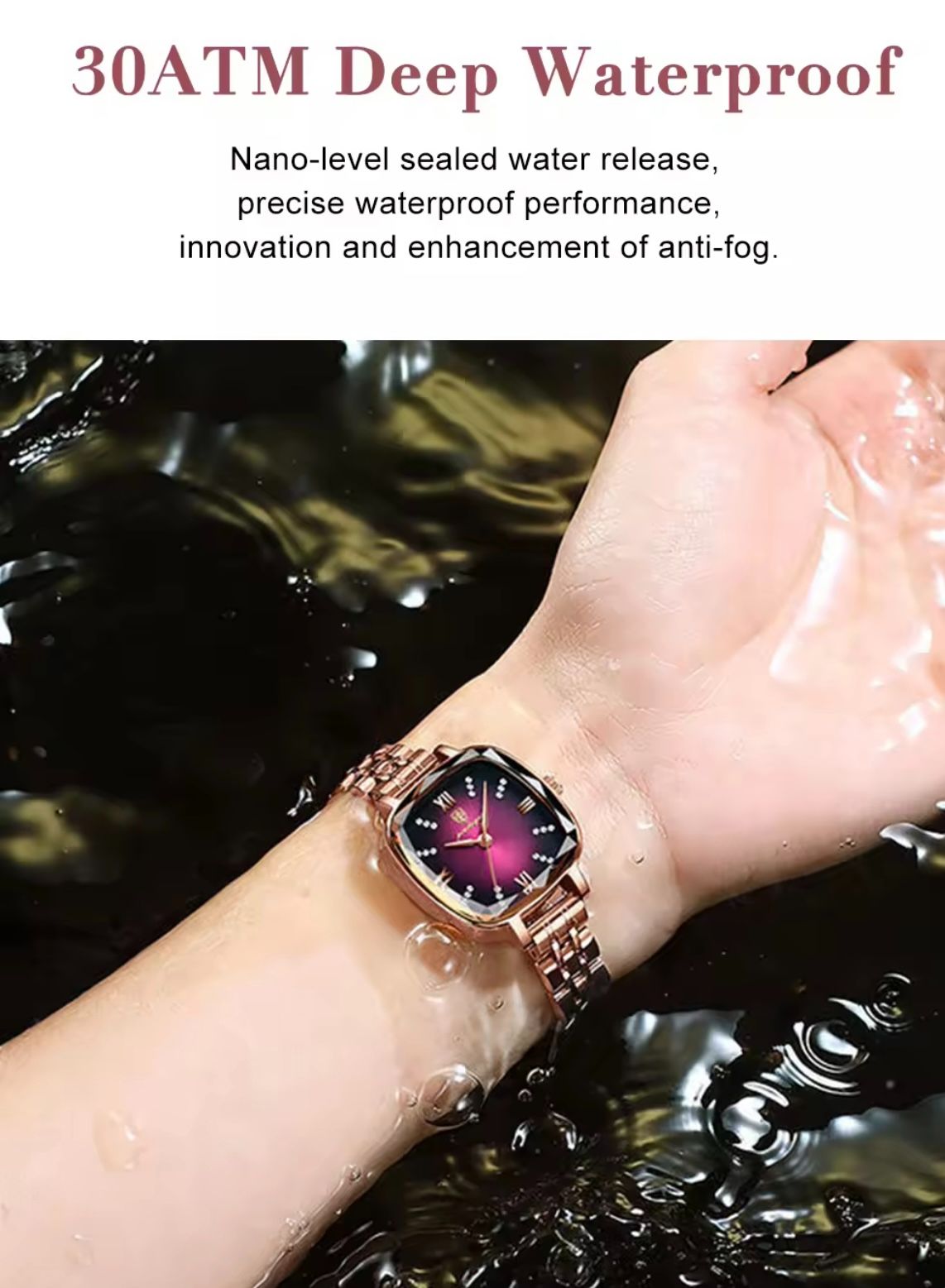 POEDAGAR 712 Luxury Crystal Women Quartz Watches Top Brand Relogio Fashion Diamond Ladies Watch Steel Wristwatch for Female