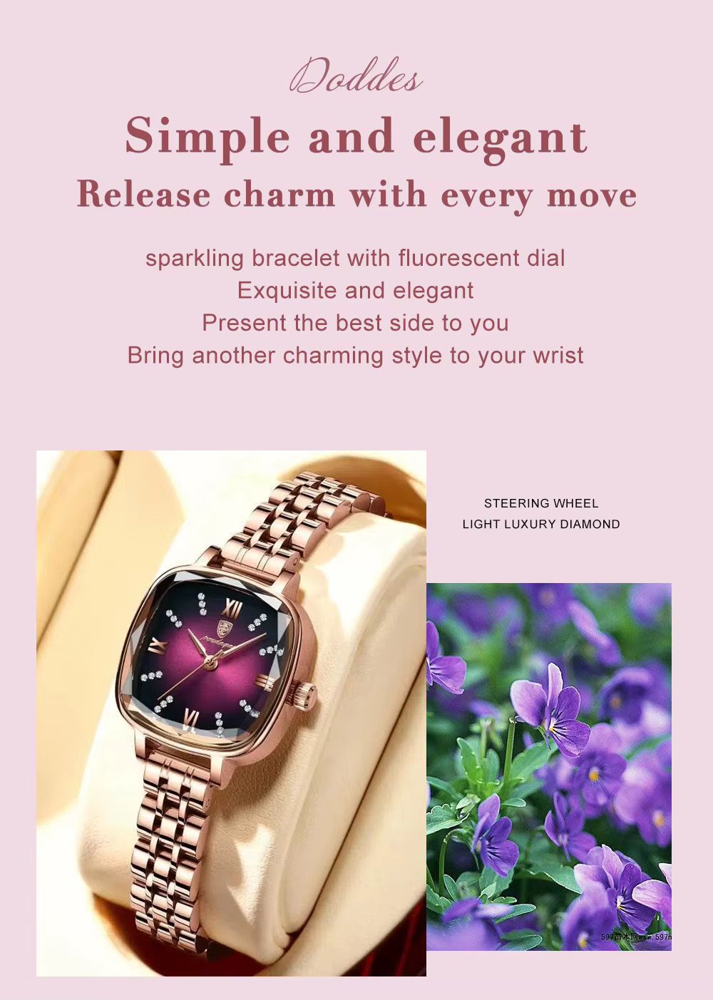 POEDAGAR 712 Luxury Crystal Women Quartz Watches Top Brand Relogio Fashion Diamond Ladies Watch Steel Wristwatch for Female