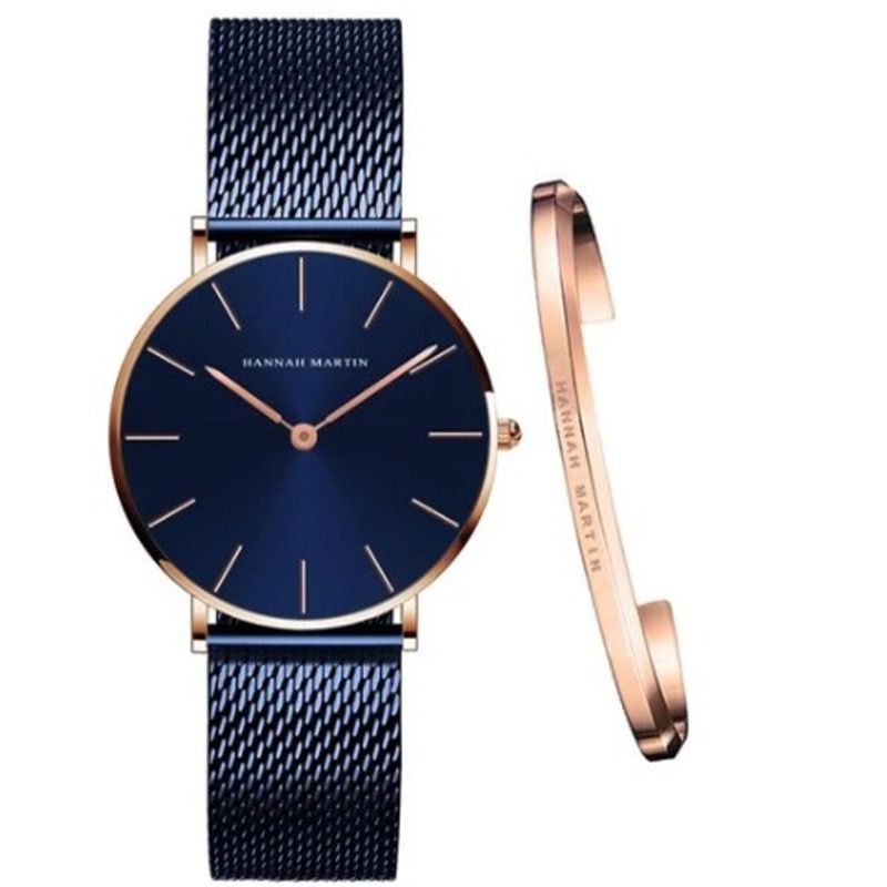CC36 Hannah Martin Luxury Quartz Watch Waterproof Lady Original Brand Women Wristwatch with Bracelet for Girl Montre Femme Reloj