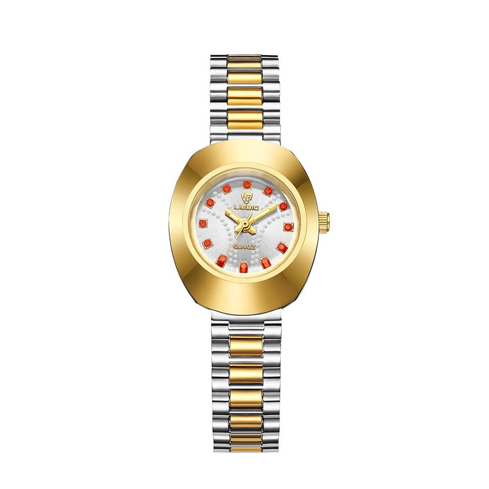 SKMEI  L1021 LIEBIG Montres De Luxe Custom Stainless Steel Wrist Gold Japan Movement Watches Luxury Quartz Orologi Men Watcho Uomo