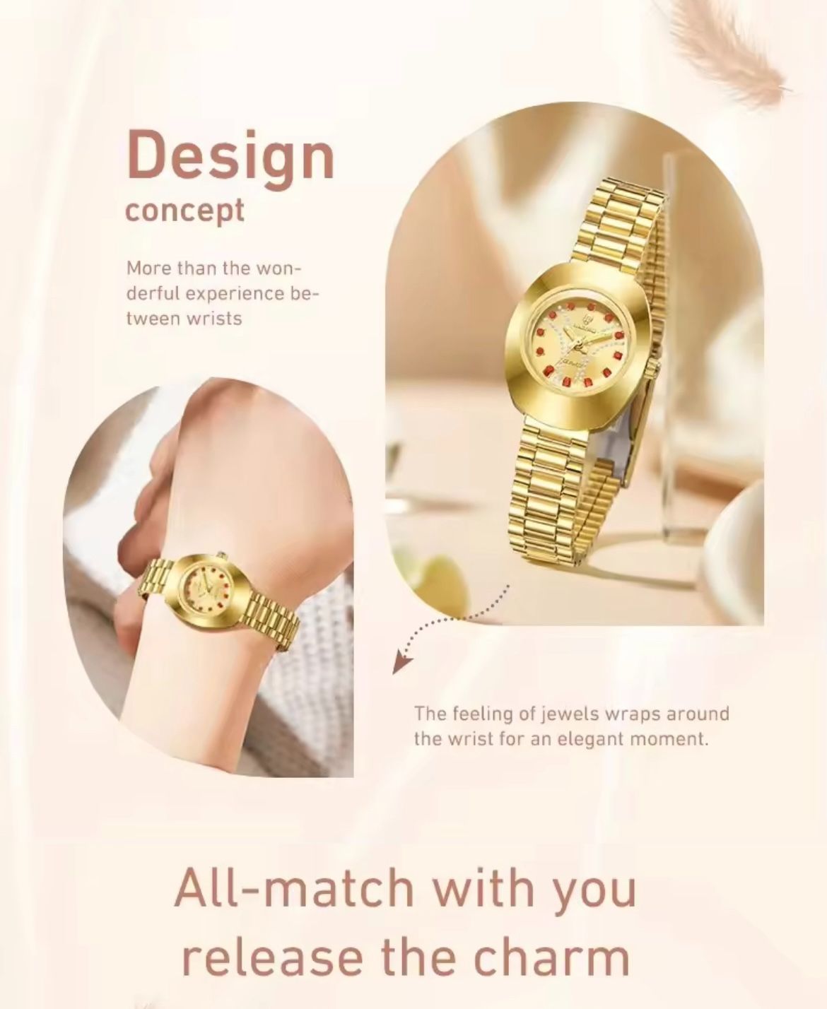 SKMEI  L1021 LIEBIG Montres De Luxe Custom Stainless Steel Wrist Gold Japan Movement Watches Luxury Quartz Orologi Men Watcho Uomo