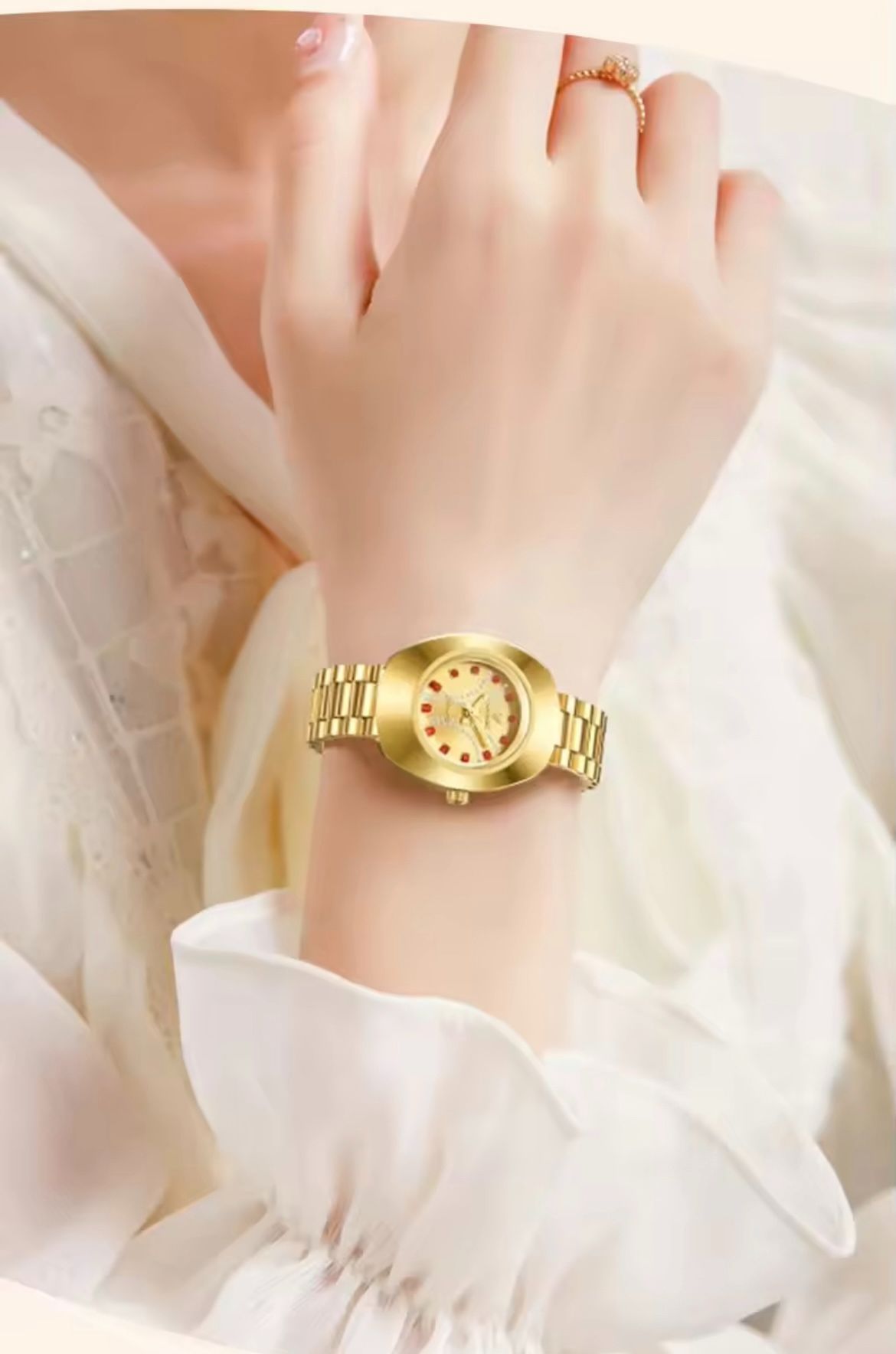 SKMEI  L1021 LIEBIG Montres De Luxe Custom Stainless Steel Wrist Gold Japan Movement Watches Luxury Quartz Orologi Men Watcho Uomo