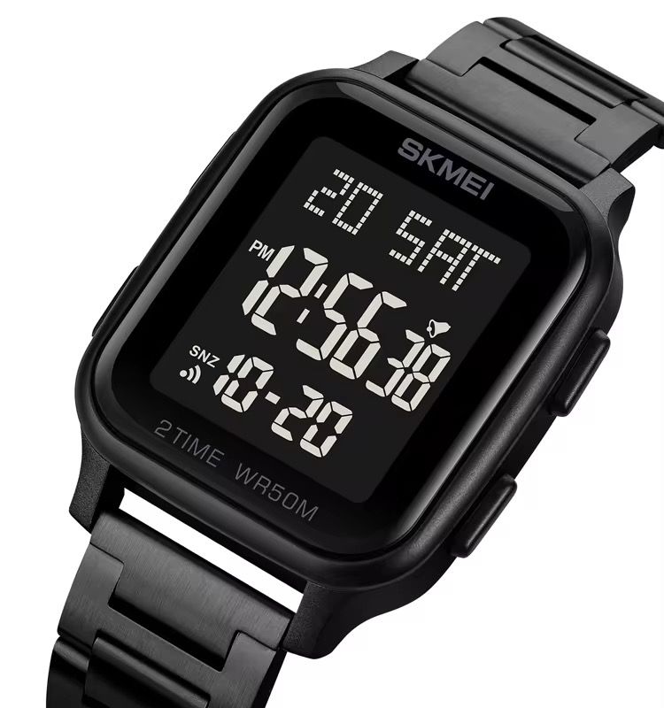 SKMEI 1859 Watches Sports Watches Analog Digital Stainless Steel Shock Led Wristwatches Relogio Masculino