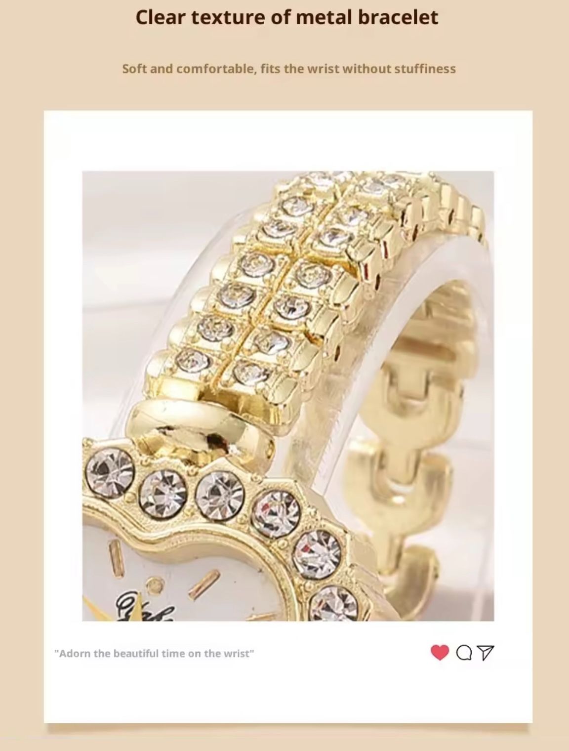 Love Gifts for Girlfriend Wife 4pcs Jewelry Romantic Gift Set Red Heart Shape Box Necklace Earrings Ring Watch Set for Women