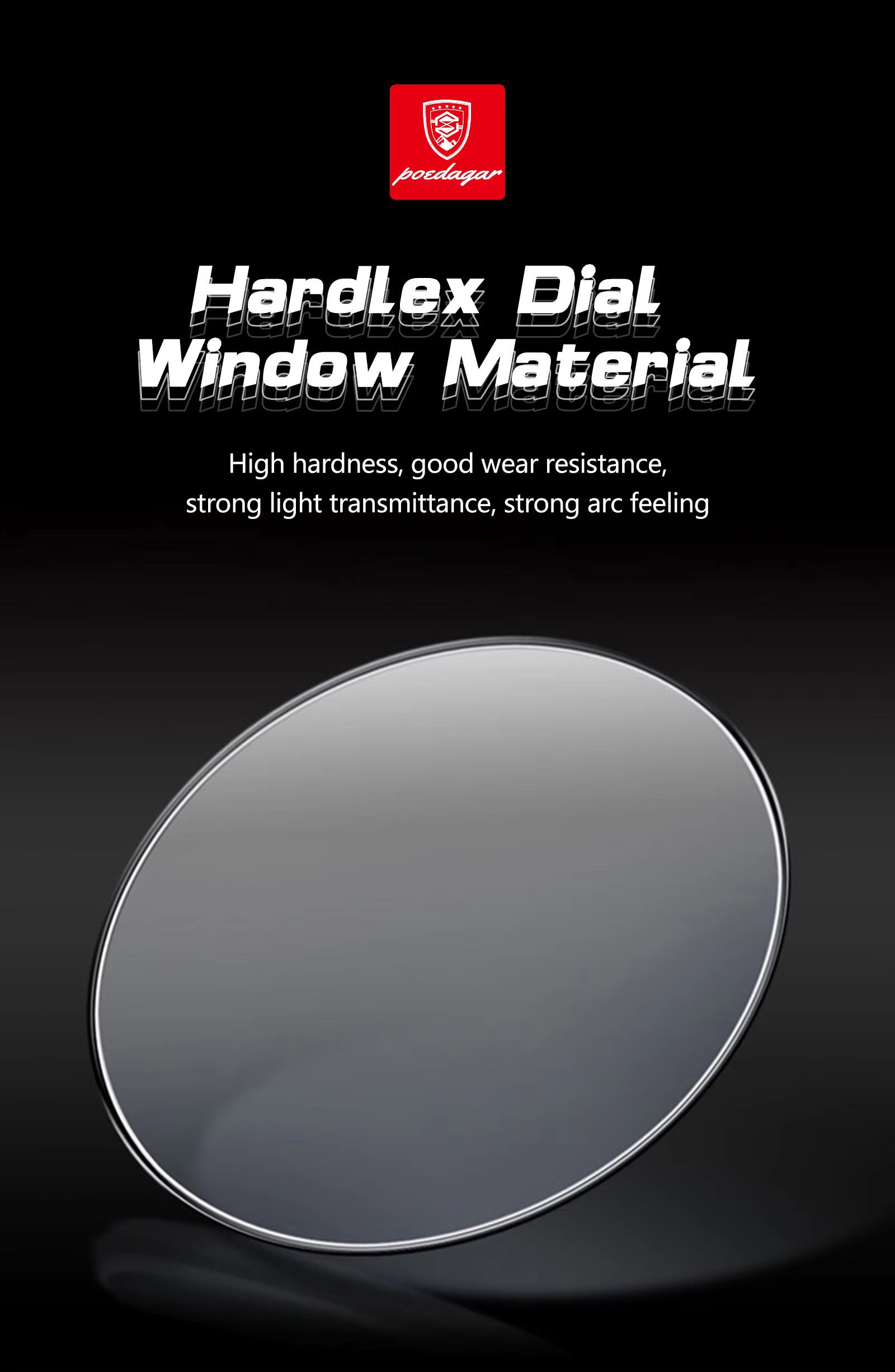 POEDAGAR E108 Chronograph Dual Display Digital LED Watches for Men Date Week Waterproof Luxury Leather Quartz Wrist Men's Watch