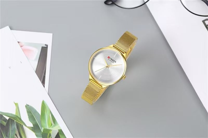 CURREN 9062 Elegant Minimalist Women's Watch Alloy Stainless Steel Mesh Strap Quartz Elegant Minimalist Women's Watch Alloy Stainless Steel Mesh Strap Quartz Glass Water Resistant Daily Fashion Casual