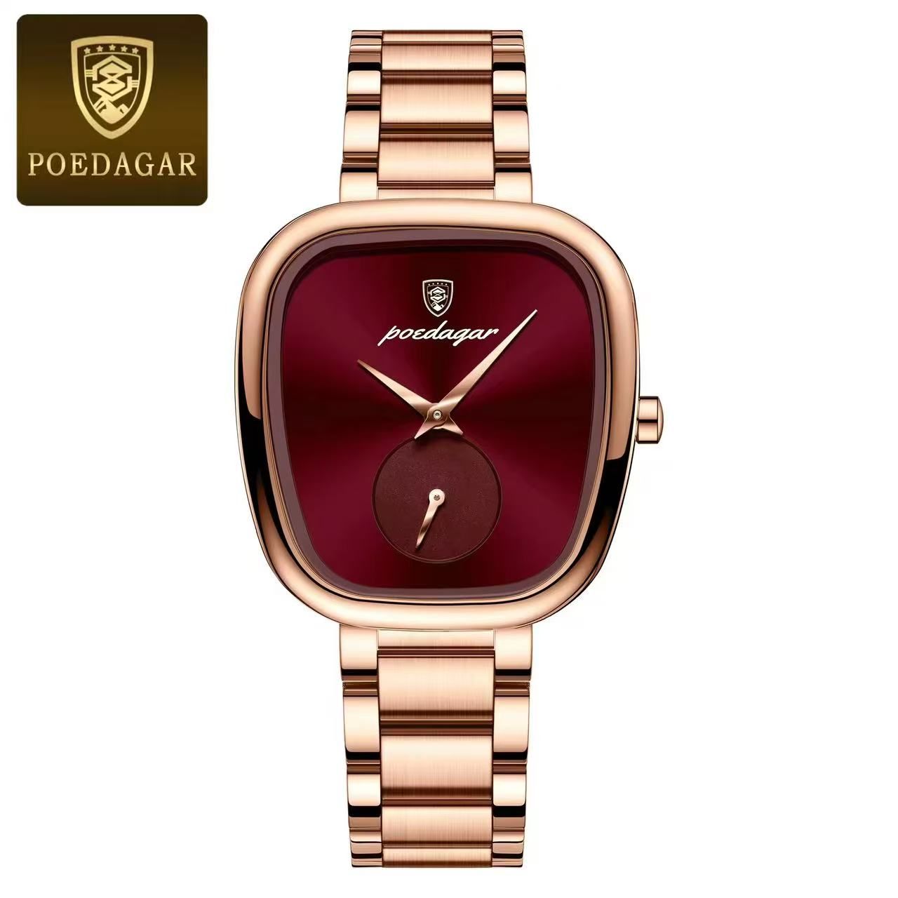 POEDAGAR  783 Luxury Ladies Watch Accessories Watch Waterproof Stainless Steel Bracelet Quartz Watches for Women