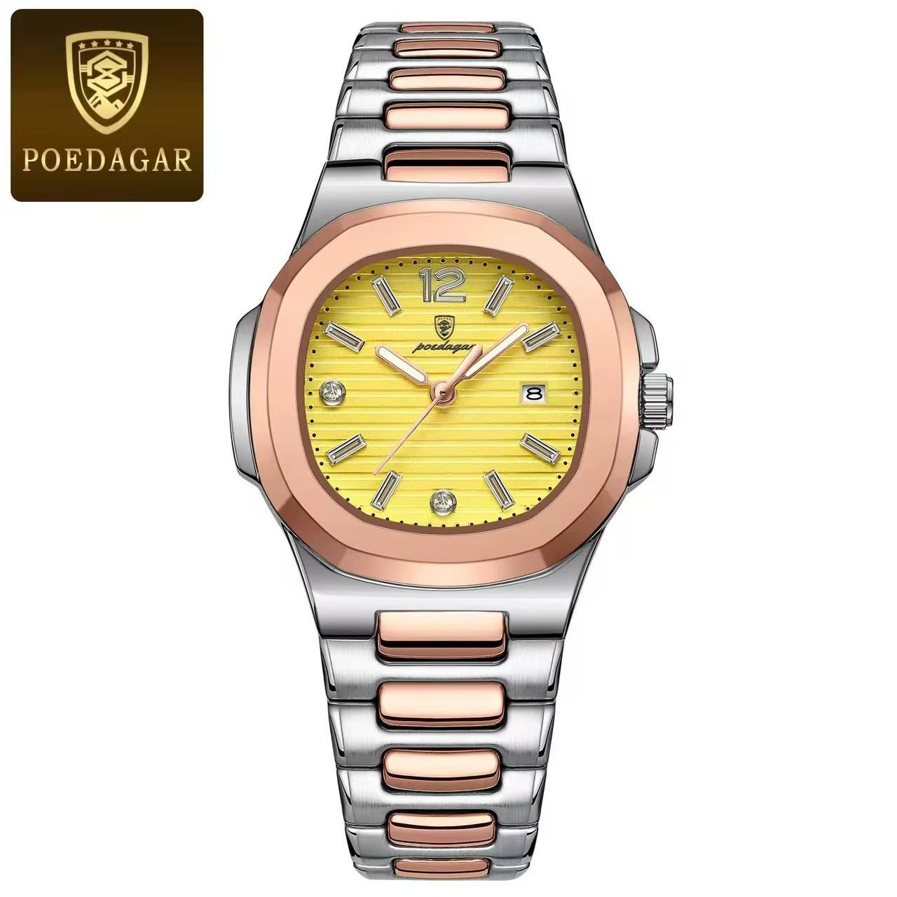 POEDAGAR 708 Watch Sports Quartz Ladies Watch for Women Ladies Quartz Watch Luminous Waterproof Stainless Steel Customization