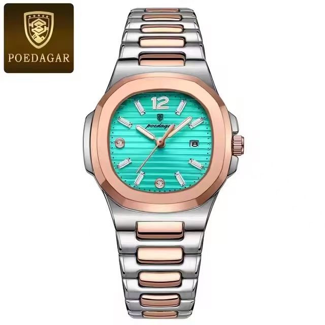 POEDAGAR 708 Watch Sports Quartz Ladies Watch for Women Ladies Quartz Watch Luminous Waterproof Stainless Steel Customization
