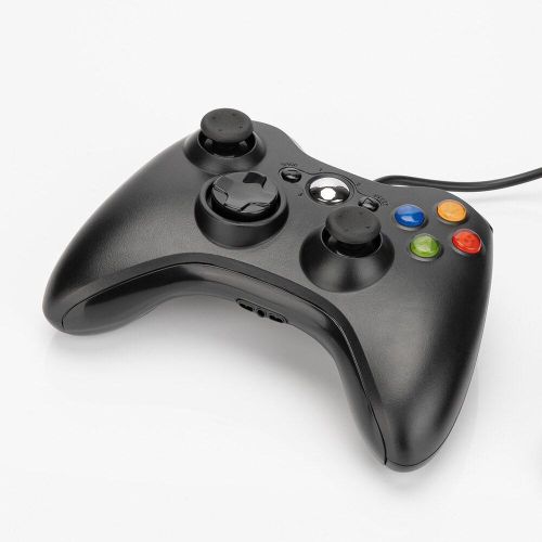 XBOX Microsoft XBOX 360 Wired Controller-black
