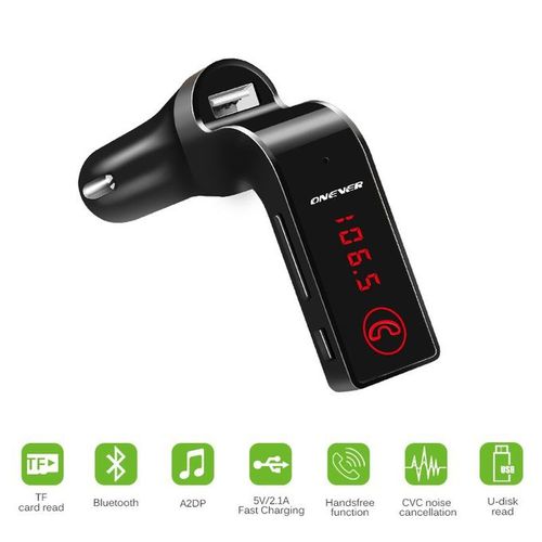 Car G7 Car Modulator Bluetooth Charger Mp3 Player - Black