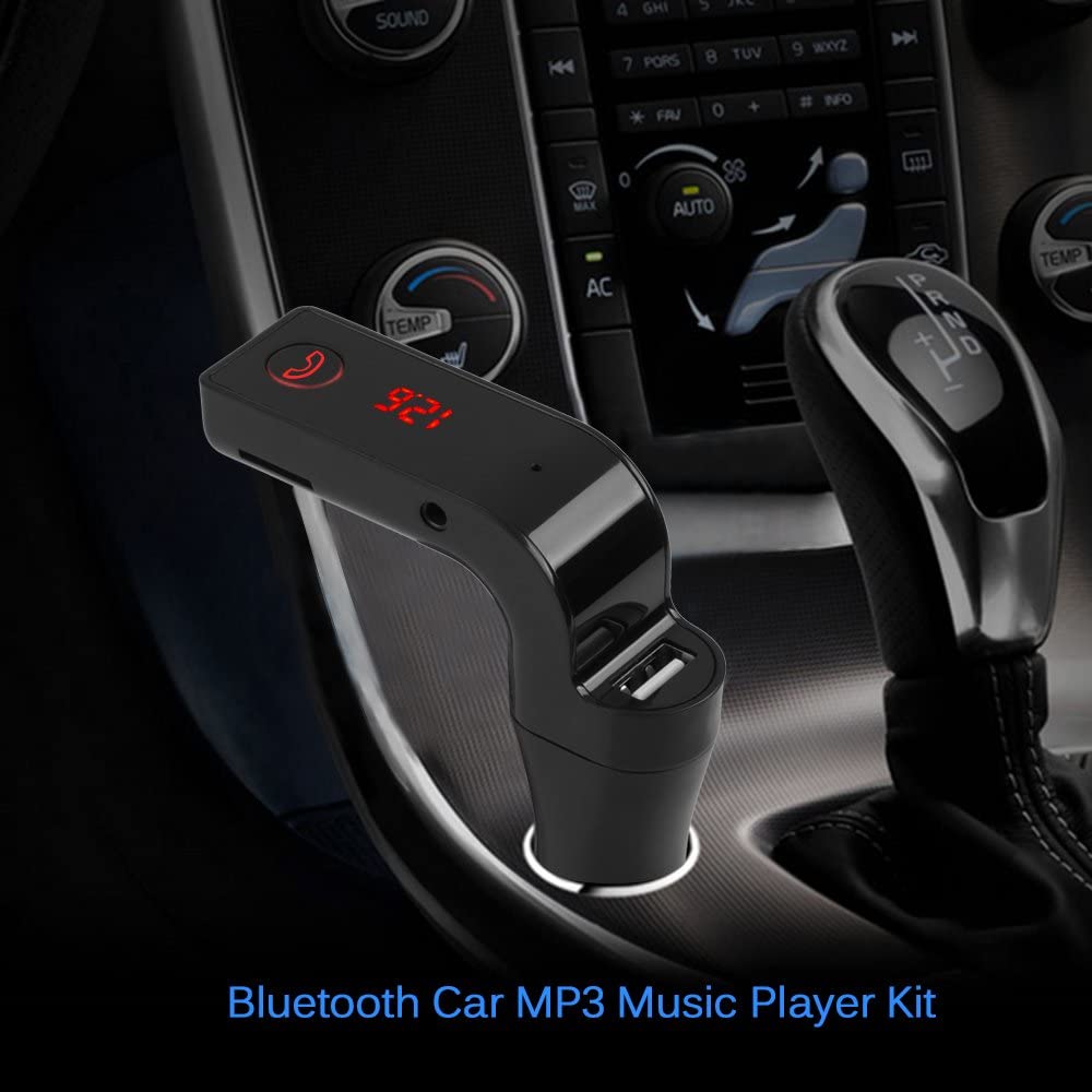 Car G7 Car Modulator Bluetooth Charger Mp3 Player - Black