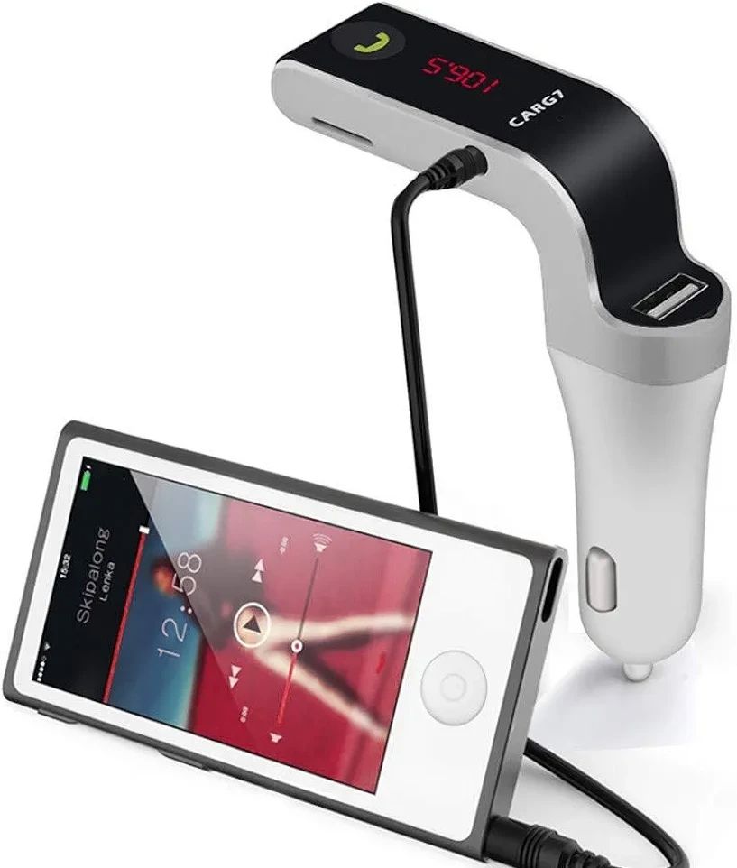 Car G7 Car Modulator Bluetooth Charger Mp3 Player - Silver