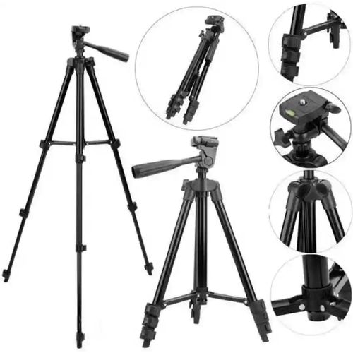 Professional Portable Adjustable Tripod Stand 3120A Tripod Stand Holder for Mobile Phones & Camera