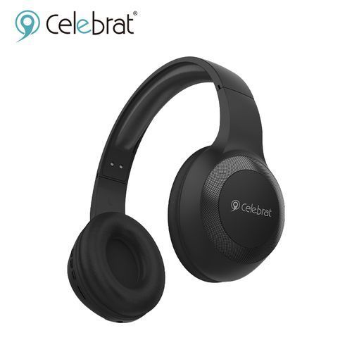 Celebrat A23 Wireless Bluetooth Headphone Extra Bass TFCARD - Black/Red