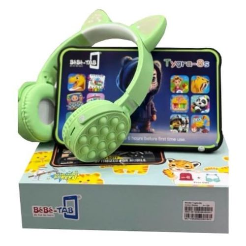 Bebe KIDS STUDY TABLET 128GB/4GB 8INCH 5000MAH FREE BT HEADSET/WITH SIMCARD SLOT