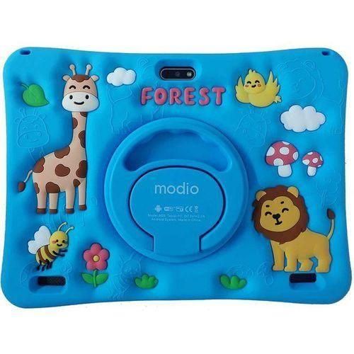 Modio M25 6GB RAM 256GB ROM Kids' Android Tablet 10.1 Inches, Dual Camera, Sim Card Support + Wi-Fi + Free Gift Set - Blue