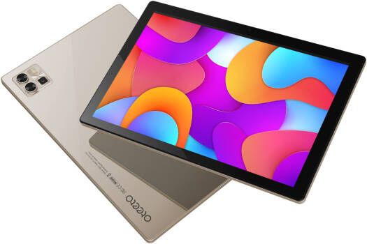 Oteeto Tab 12 Pro, 10.1" IPS Display, Octa Core 1.6Ghz Processor, 8GB RAM, 512GB ROM, Android 13, 5.0MP Front + 13.0MP Rear Camera, 5G/Wi-Fi, 6000mAh Battery, Gold