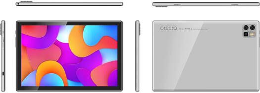 Oteeto Tab 12 Pro, 10.1" IPS Display, Octa Core 1.6Ghz Processor, 8GB RAM, 512GB ROM, Android 13, 5.0MP Front + 13.0MP Rear Camera, 5G/Wi-Fi, 6000mAh Battery, Grey