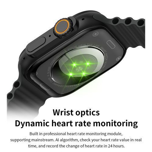 S8 Ultra+ Men Unisex Smart Watch Bluetooth Call Wireless Charging Ultra Series 8 For Apple Android Phone Waterproof Diy Dial SmartWatch