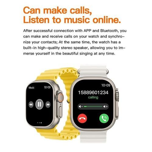 T800 Ultra Super Smart Watch Full Touch Screen Watch for iOS and Android