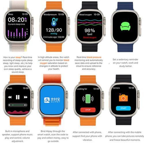 T800 Ultra Bluetooth Calling Smart Watch for iOS Android