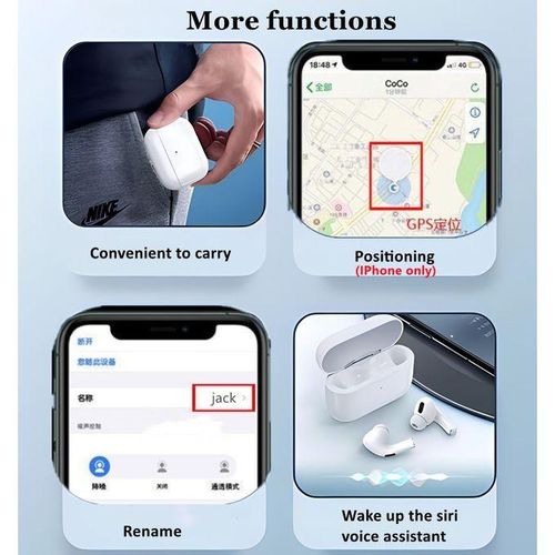 Earpods Pro3 Bluetooth Headsets Wireless Earphones